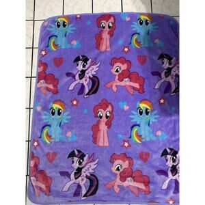 My Little Pony retro throw blanket silky Twilight Dance 47x38”